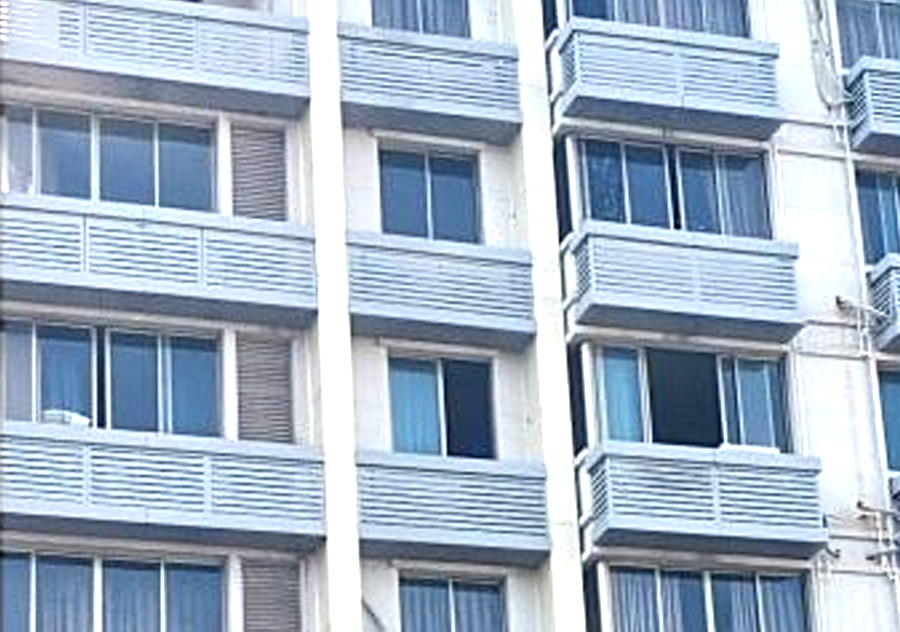 Cubierta protectora de aire acondicionado para exteriores de aleación de aluminio