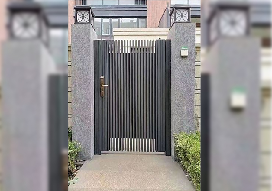 Puerta de jardín de la villa de aluminio para exteriores