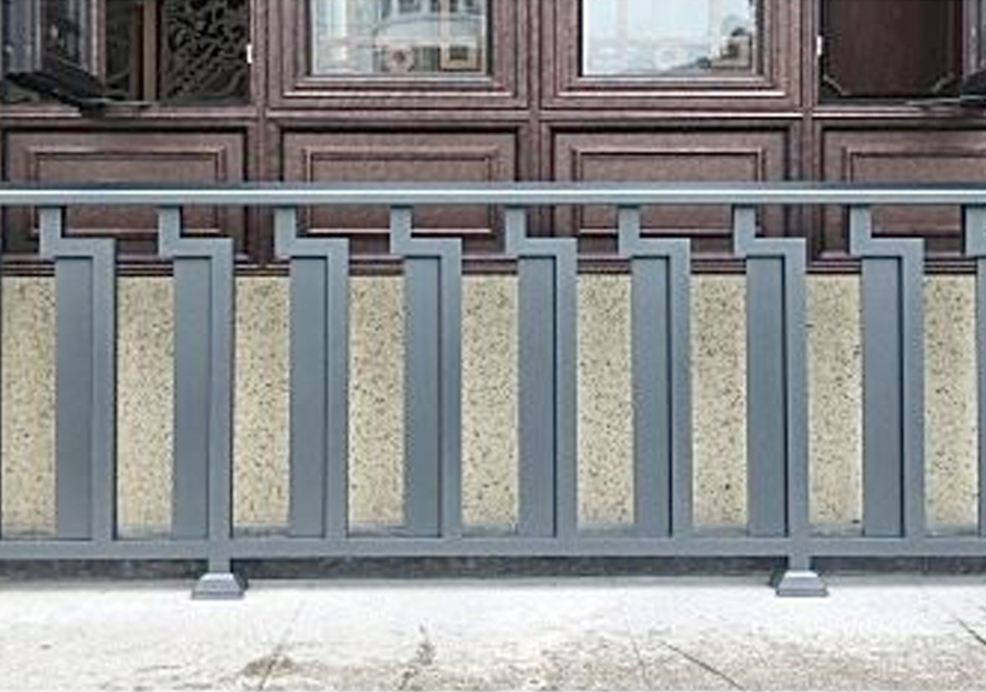 Barandilla de aluminio contemporánea para balcón exterior